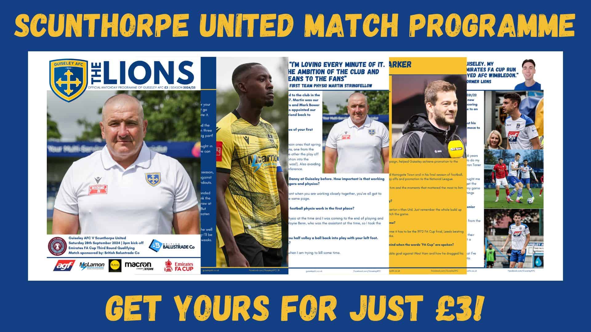 Match Programm 24/25 Matchday Programme Preview: Scunthorpe United | Guiseley AFC